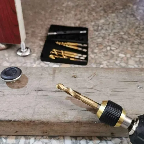 3pcs Big head quick release self - locking hexagon shank electric drill conversion notch wrench tool