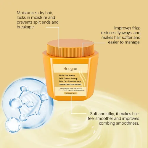 Amino Acid Hair Mask Luxury Nourish Repair Hair Conditioner Restore Shine Smoothing Anti-frizz Hydrating Hair Care Mask