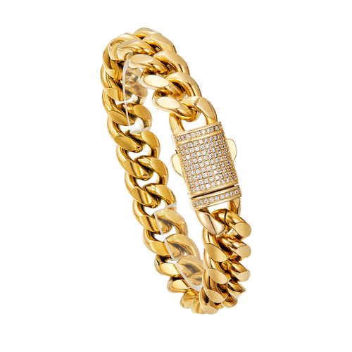 Men's 18K stainless steel bracelet