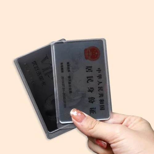 10pcs Multipurpose Privacy Protective Case for Bank Cards And ID Cards Durable PVC Anti Peeping Personal Information Protector