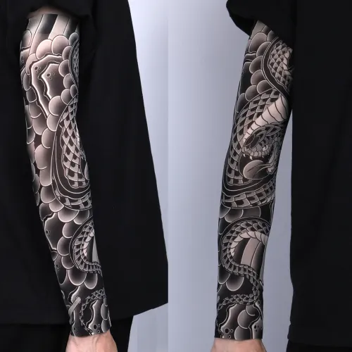 1 pair of ultra-thin flower arm cool sleeves