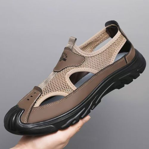 Sandals Breathable Men Shoes Mesh Outdoor Men Hollow designer shoes Beach Footwear cheap shoes clearance free shipping