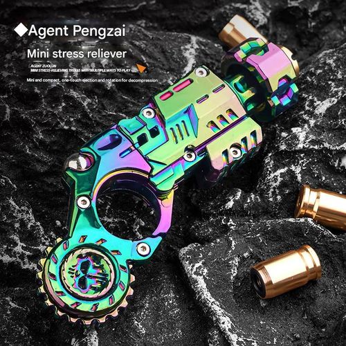 Cool alloy Fidget toy fun EDC Fidget slider stress reducing shooting toy ADHD anti anxiety toy multifunctional tool
