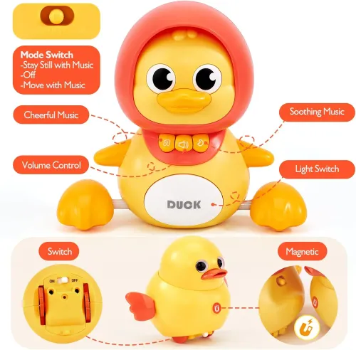 Quack Squad! Musical Marching Duck Family USB Charged