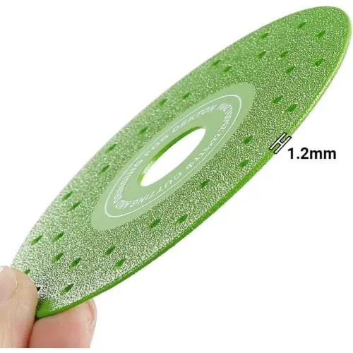 3Pcs 115mm Upgraded Rock Slab Cutting Disc - Flat Grinding or Glass Cut, Diamond Chamfered Saw Blades