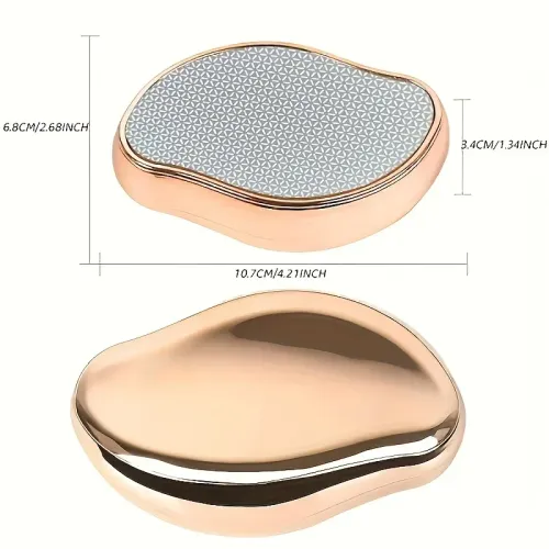 2pcs Whole Person Pain Crystal Hair Remover - Waterproof Exfoliating Tool for Smooth Skin