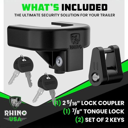 Trailer Hitch Coupler Lock Kit