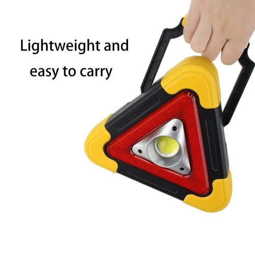 3-IN-1 SOLAR EMERGENCY TRIANGLE ROADSIDE WARNING LIGHT