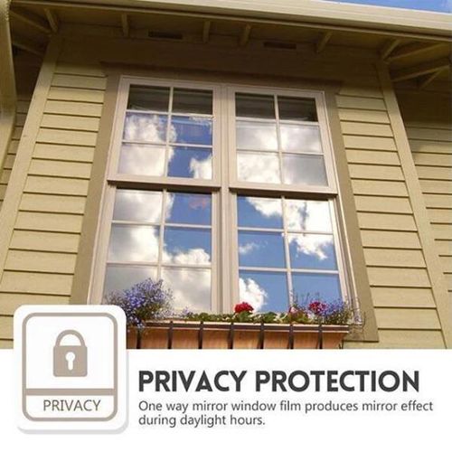 2-Piece Set: 40x100cm Heat-Insulating Privacy Window Film