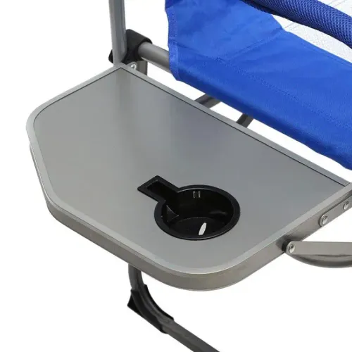 Outdoor Fishing Chair Foldable 600D Oxford Cloth Camping Chair With Storage Table Breathable Beach Chair Backrest Leisure Stool
