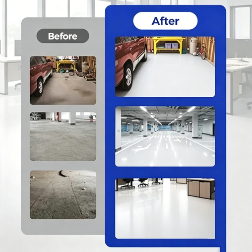 High-Gloss Marble Finish Epoxy Floor Coating 1kg per barrel