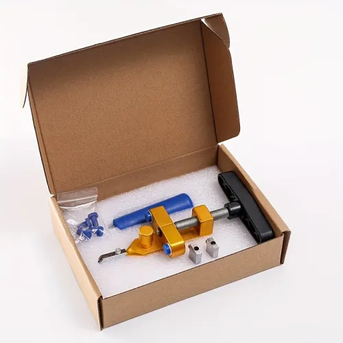 2 In 1 Manual Glass Cutte Two Spare Blades And Four Heads Making It Suitable For Both And Professional Tile Installation