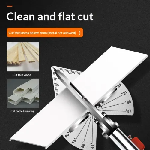 Multi-angle Bevel Scissors Angle Shear 45-135 Degree Angle Mitre Siding Wire Duct Cutter