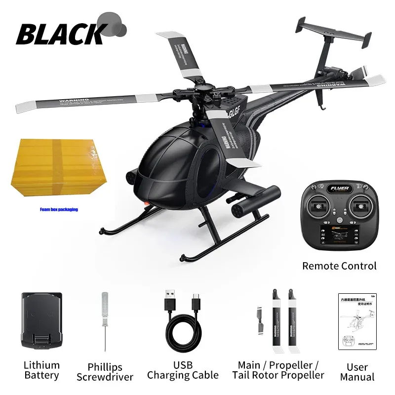 JJRC One Click Inverted Air Pressure High Pressure Brushless Drone U9902 Six Channel Remote Control Helicopter Model Toy Gift