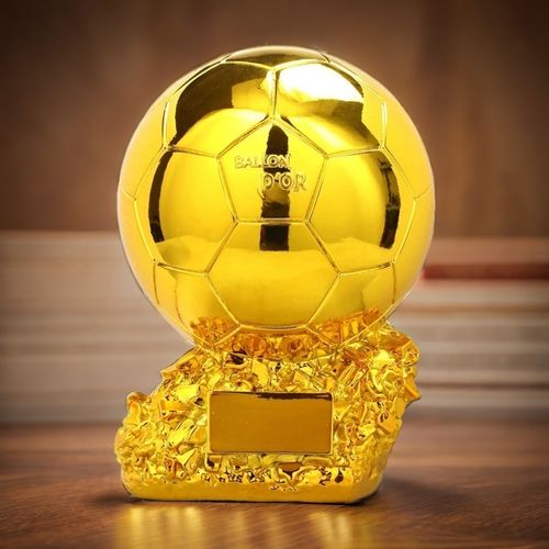 For Resin Golden Globe Trophy Football Souvenir Lettering Fan Gift Trophy Handicraft Ornament