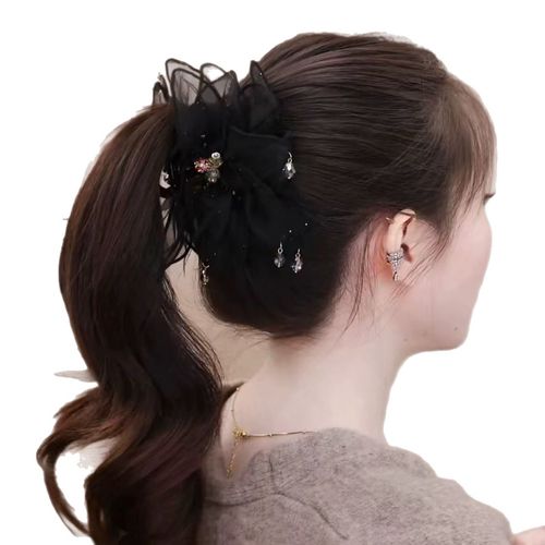 Women's Misty Feather Flower Hair Clip
