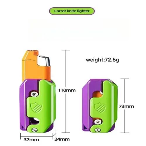 OriginalityGravity Radish Decompression Inflatable Gas Turbine Torch High Flame Lighter