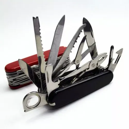 17-in-1 Multi-Tool Pocket Knife Portable Stainless Steel Folding Camping Pliers for Outdo
