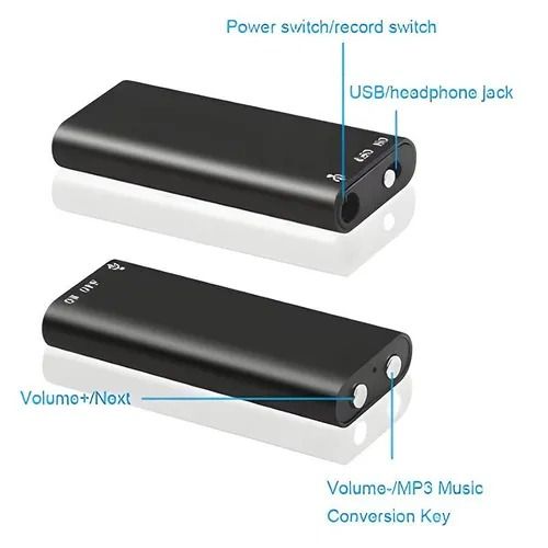 Mini Digital Audio Voice Recorder Pen – Dictaphone, Clear Sound Portable for Meetings Lectures