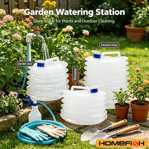 Outdoor Folding Square Water Bag, Car Portable Thickened Bucket, Field Drinking Water Storage Tank