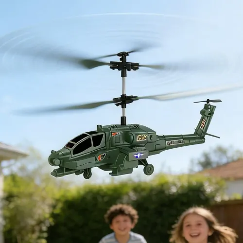 RC Helicopter Realistic Cool Indoor Outdoor Airplane With Light & Sound Remote Control Airplane Toys