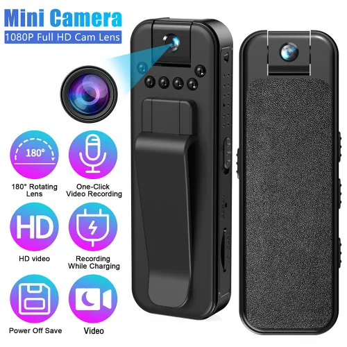 HD Chest-Mounted Action Camera Professional Wearable Video Recorder