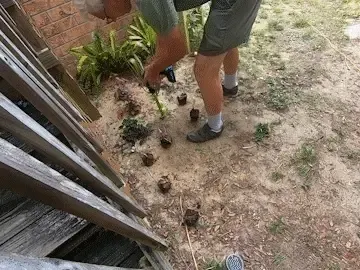 Easy Gardening Auger Spiral Drill Bit 2piece