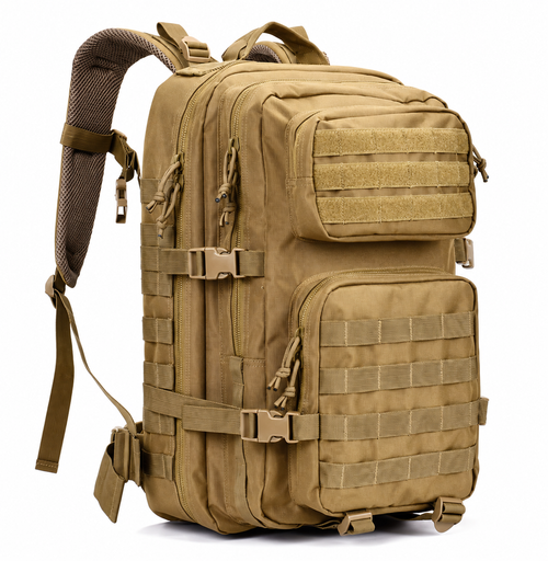 Multifunctional 45L Tactical Molle Rucksack 3 Day Bug Out Pack for Outdoor Hiking Camping Fitness & Daily Work