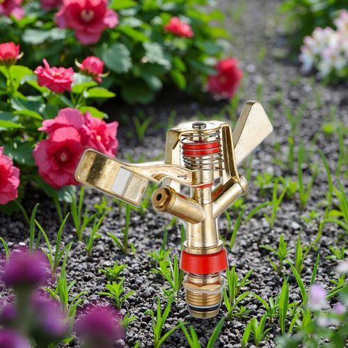 2PCS Four-point or six-point alloy dual-spray irrigation equipment