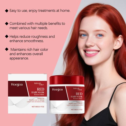 Collagen Hair Mask for Red Blue Brown Hair Color Supplement Deeply Nourish Anti Frizz Drying Rough Damaged Hair Treatment MaskNon-Hair Dye Product