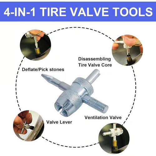 14-Piece Set Quick Change Tire Valve Tool Kit