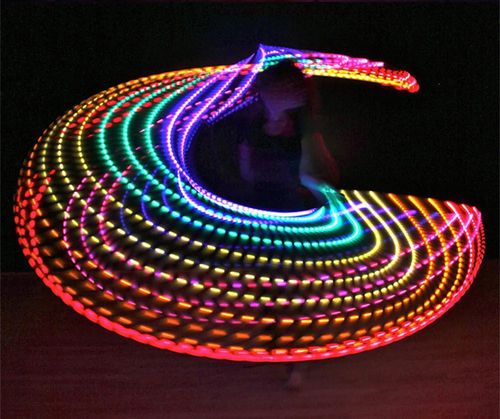 Diameter of 85 cm LED color sports circle