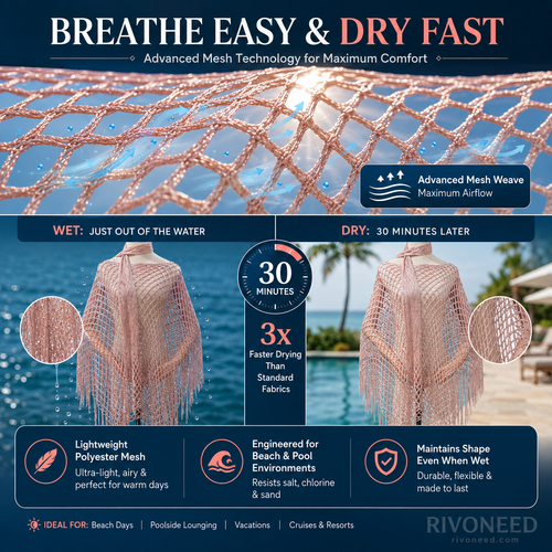 2PCS Metallic Crochet Cover-Up – Lightweight, Flowy & Effortlessly Stylish summer outfit