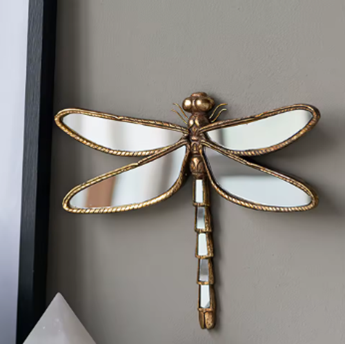 Resin Material Dragonfly-Shaped Decorative Hanging Piece, for European-Style Living
