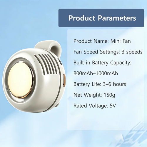 Mini Portable Clip-on Fan—Perfect for Daily Outdoor Outings
