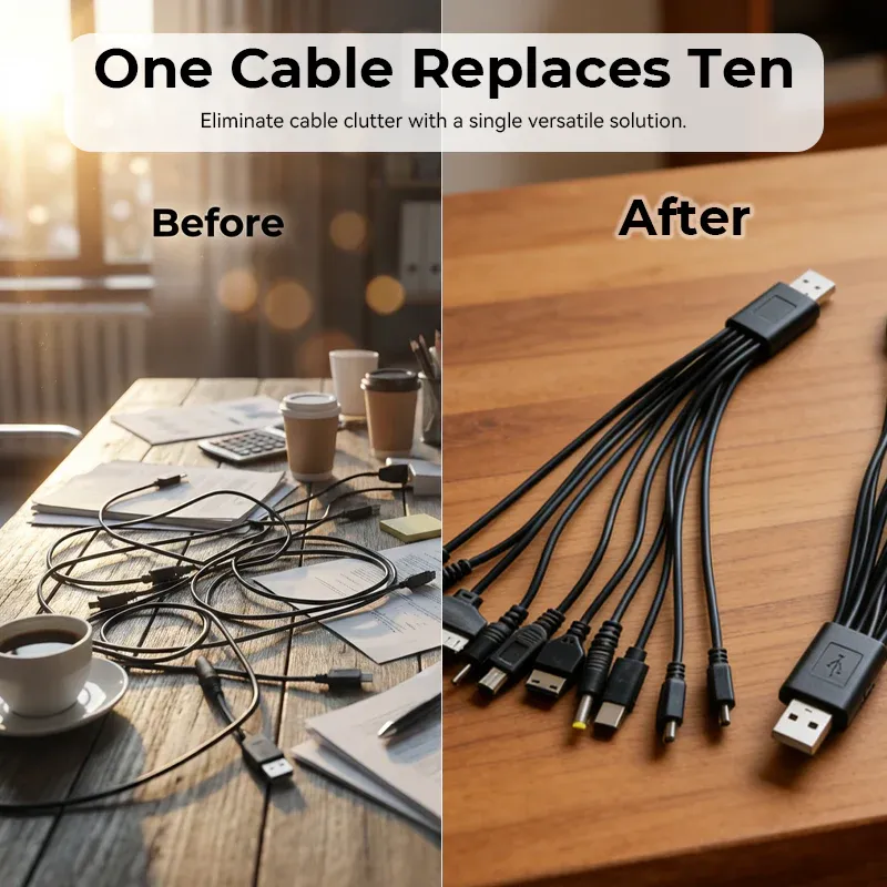 10-in-1 Universal USB Charging Cable