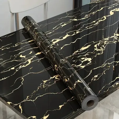 Anti Oil Anti Stain Waterproof Marble PVC Sticker Suitable for Kitchen and Living