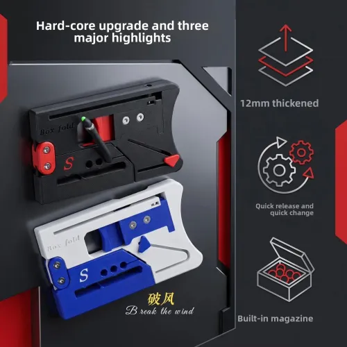 MagaPivot Card EDC Pocket Box Fold Quick Change Rubber Band Magic Box Folding Card Slingshot Enlarged Magazine Radish Life Card