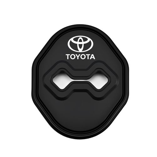 4PCS Silicone buffer and shock-absorbing protective cover for car door lock latches – suitable for Toyota RAV4, Levin, Avalon, and Wildlander.