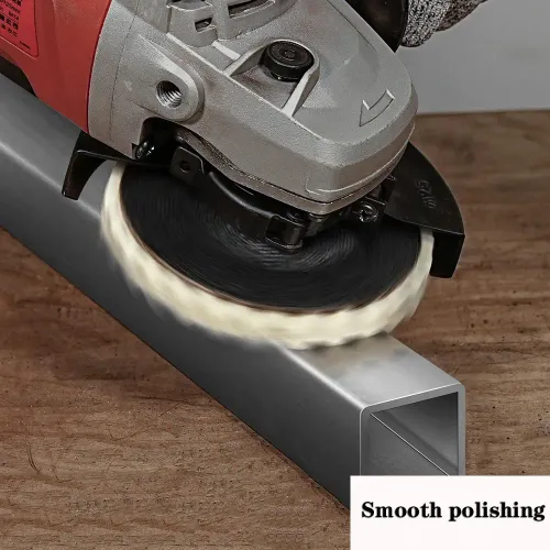 115 125mm Wool Felt Polishing Pad Sturdy Angle Grinder Louver Polishing Disc for Metal Ceramic Polishing Wheel Grinding Tool