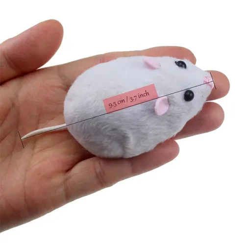 Electric Mini RC Mice IR Simulation Remote Control Rat Mouse Prank Joke Scary Trick Toy for Cat Dog Kid Electronic Pet Toy Gift