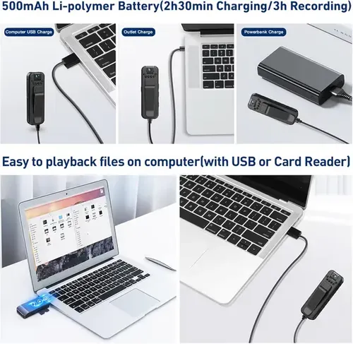 nfrared night vision portable recorder - includes a 32GB memory card.