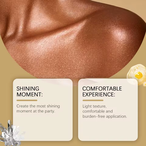 Eelhope High Gloss Glitter Spray Highlighter Powder Quick Dry For Skin Hair Face Halloween Carnival Birthday Party Sparkle