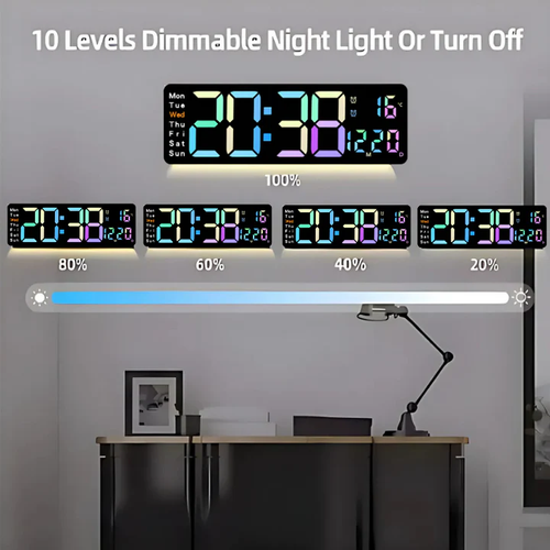 DigitalClock Large LED Screen Display Digital Clock