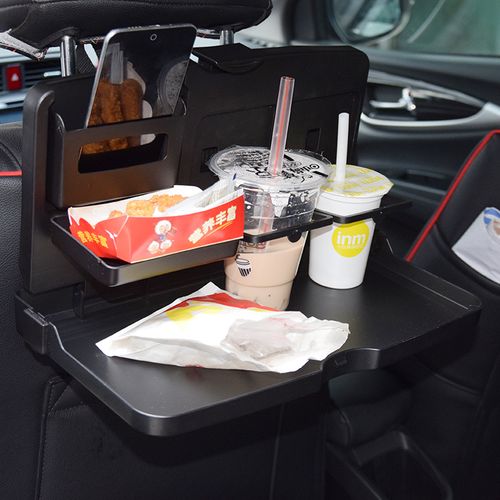 3-in-1 Car Tray: Cup Holder, Meal Table, and Writing Desk