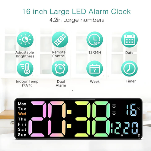 DigitalClock Large LED Screen Display Digital Clock