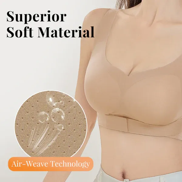 💕Women's Cozy Seamless Push Up Bra with front closure