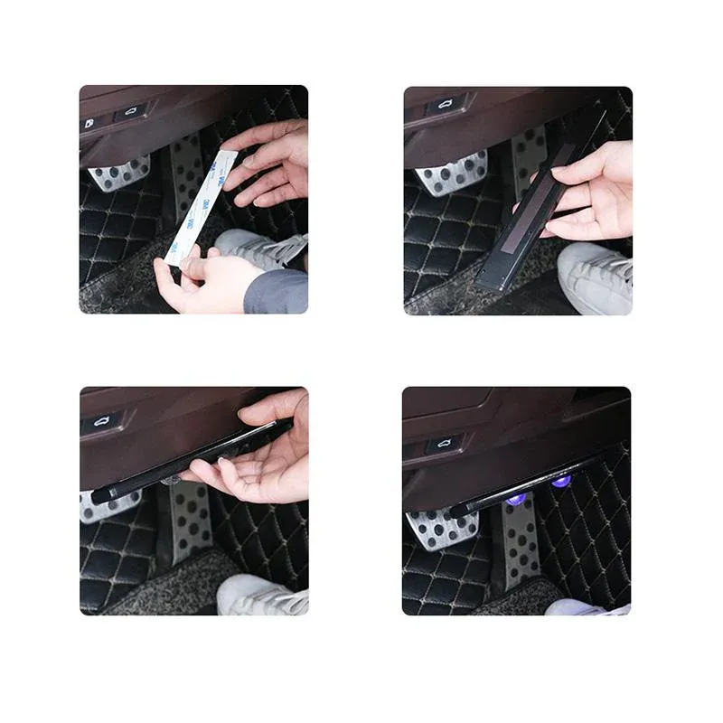 Wireless charging LED ambient lighting