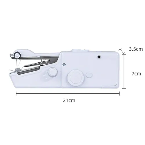 Battery plug-in dual-purpose mini electric sewing machine, portable household travel sewing machine