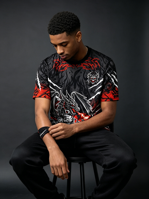 Advanced men's short sleeved shirt